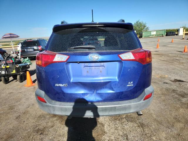 2T3BFREV0FW342875 - 2015 TOYOTA RAV4 LE BLUE photo 6