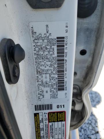 3TMLU4EN5AM046130 - 2010 TOYOTA TACOMA DOUBLE CAB თეთრი ფოტო 12