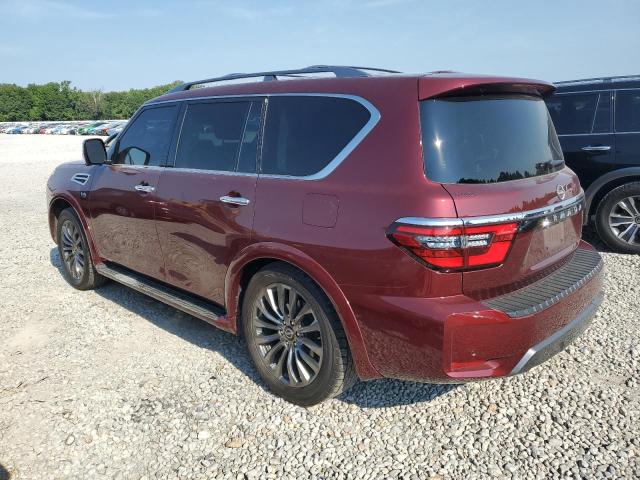 JN8AY2DA2M9370061 - 2021 NISSAN ARMADA PLATINUM MAROON photo 2
