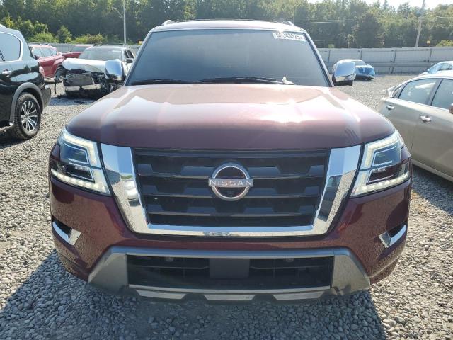 JN8AY2DA2M9370061 - 2021 NISSAN ARMADA PLATINUM MAROON photo 5