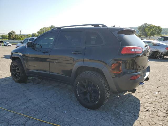 1C4PJMBS1FW650978 - 2015 JEEP CHEROKEE TRAILHAWK BLACK photo 2