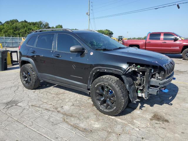 1C4PJMBS1FW650978 - 2015 JEEP CHEROKEE TRAILHAWK BLACK photo 4