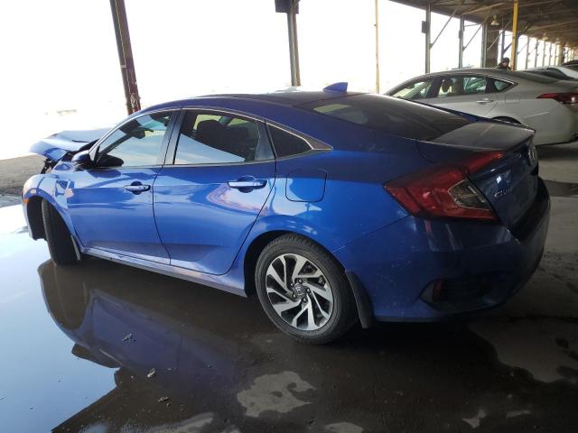 2HGFC2F72JH608456 - 2018 HONDA CIVIC EX Көк фото 2
