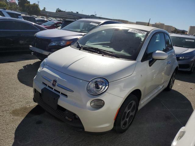 3C3CFFGE0HT550480 - 2017 FIAT 500 ELECTRIC WHITE photo 1