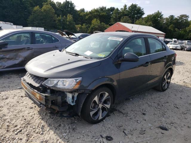 1G1JF5SB2J4136535 - 2018 CHEVROLET SONIC PREMIER GRAY photo 1