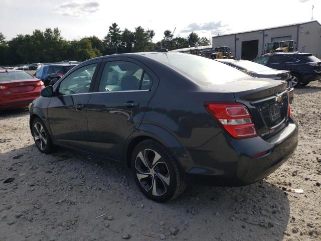 1G1JF5SB2J4136535 - 2018 CHEVROLET SONIC PREMIER GRAY photo 2