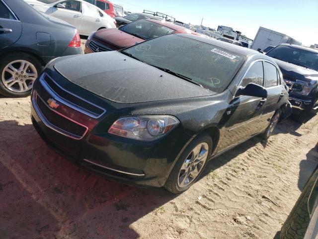 1G1ZH57B58F183322 - 2008 CHEVROLET MALIBU 1LT BLACK photo 1