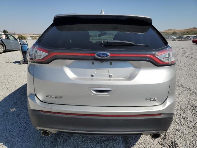 2FMPK4J88JBB26705 - 2018 FORD EDGE SEL SILVER photo 6