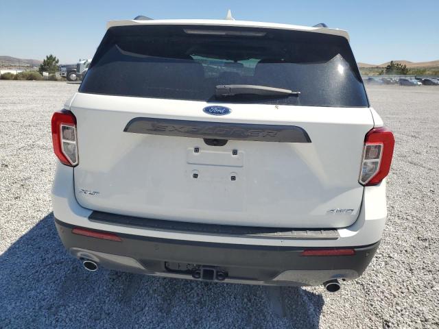 1FMSK8DH2NGA75648 - 2022 FORD EXPLORER XLT WHITE photo 6