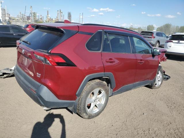 2T3R1RFV0KW052321 - 2019 TOYOTA RAV4 XLE BURGUNDY photo 3