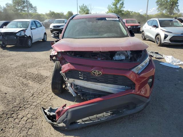 2T3R1RFV0KW052321 - 2019 TOYOTA RAV4 XLE BURGUNDY photo 5