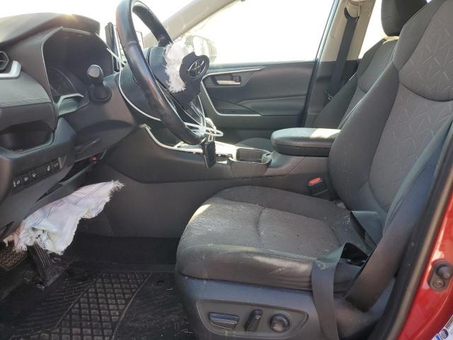 2T3R1RFV0KW052321 - 2019 TOYOTA RAV4 XLE BURGUNDY photo 7