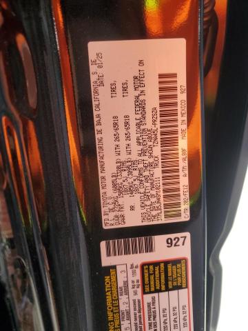 3TMLB5JN4SM102111 - 2025 TOYOTA TACOMA DOUBLE CAB BLACK photo 13