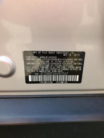 JF2SH6BC6AH902507 - 2010 SUBARU FORESTER XS Сріблястий фото 12