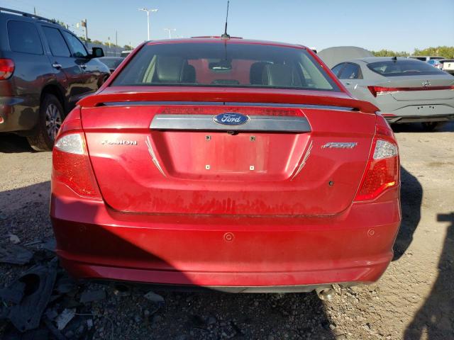 3FAHP0KC4CR199148 - 2012 FORD FUSION SPORT RED photo 6