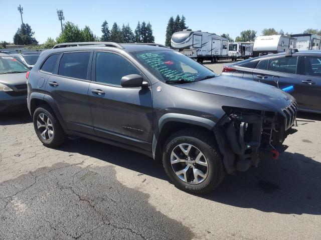 1C4PJMBS5FW587965 - 2015 JEEP CHEROKEE TRAILHAWK GRAY photo 4