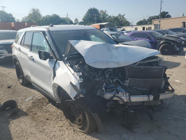 1FM5K8AB2LGD01570 - 2020 FORD EXPLORER POLICE INTERCEPTOR 白色 照片 4