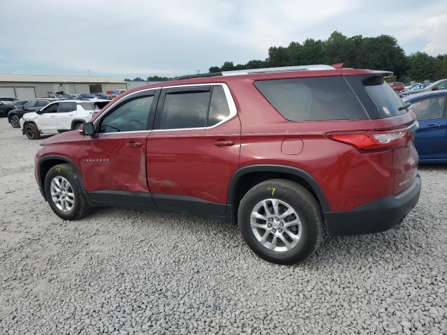 1GNERGKW8JJ127670 - 2018 CHEVROLET TRAVERSE LT Rojo foto 2