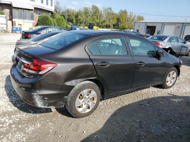 2HGFB2F51EH510736 - 2014 HONDA CIVIC LX BLACK photo 3