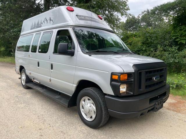 1FTNE14W18DB47928 - 2008 FORD ECONOLINE E150 VAN GRAY photo 1