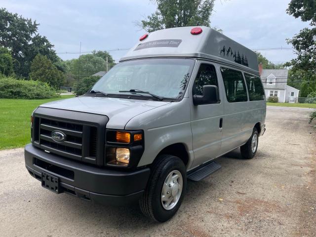 1FTNE14W18DB47928 - 2008 FORD ECONOLINE E150 VAN GRAY photo 2