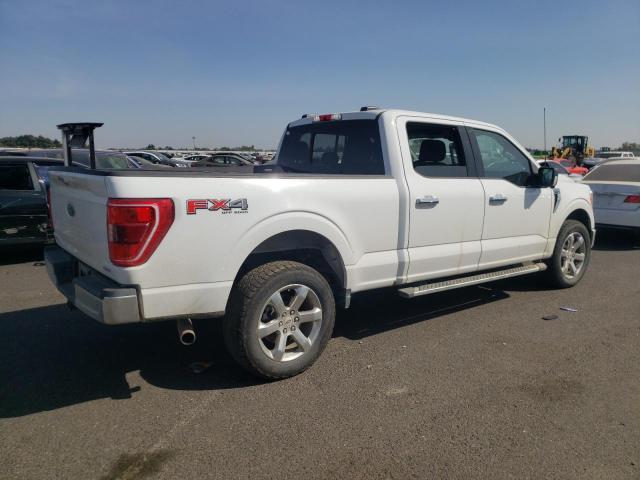 1FTFW1E81NFA30254 - 2022 FORD F150 SUPERCREW WHITE photo 3