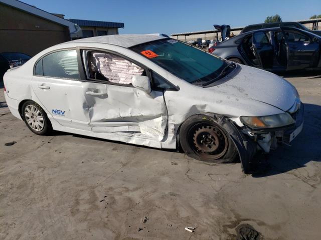 19XFA4F52AE000818 - 2010 HONDA CIVIC GX WHITE photo 4