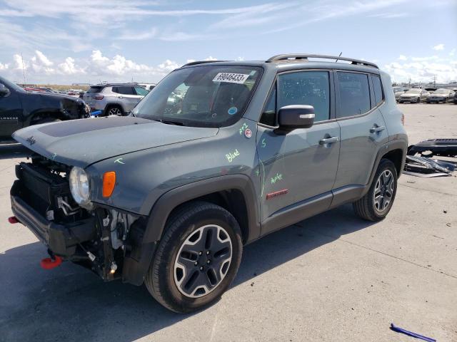 ZACCJBCT9GPC56184 - 2016 JEEP RENEGADE TRAILHAWK GRAY photo 1