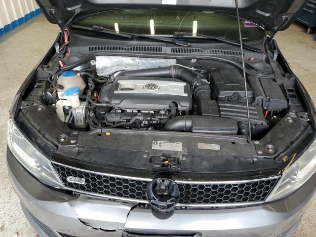 3VW4A7AJ5DM382122 - 2013 VOLKSWAGEN JETTA GLI GRAY photo 11