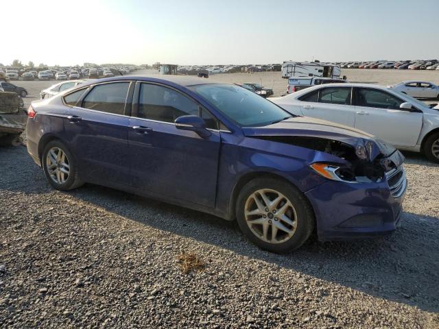 3FA6P0H74DR120452 - 2013 FORD FUSION SE BLUE photo 4