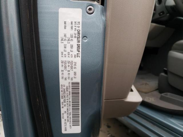 2A4RR5D19AR170209 - 2010 CHRYSLER TOWN & COU TOURING 蓝色 照片 12