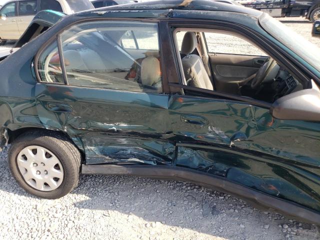 2HGEJ6612YH534888 - 2000 HONDA CIVIC BASE GREEN photo 10