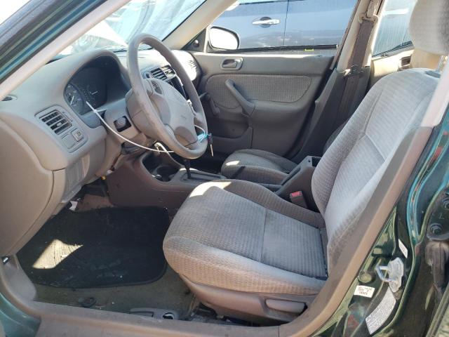 2HGEJ6612YH534888 - 2000 HONDA CIVIC BASE GREEN photo 7