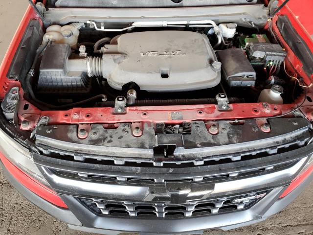 1GCGTEEN6K1100365 - 2019 CHEVROLET COLORADO ZR2 RED photo 11