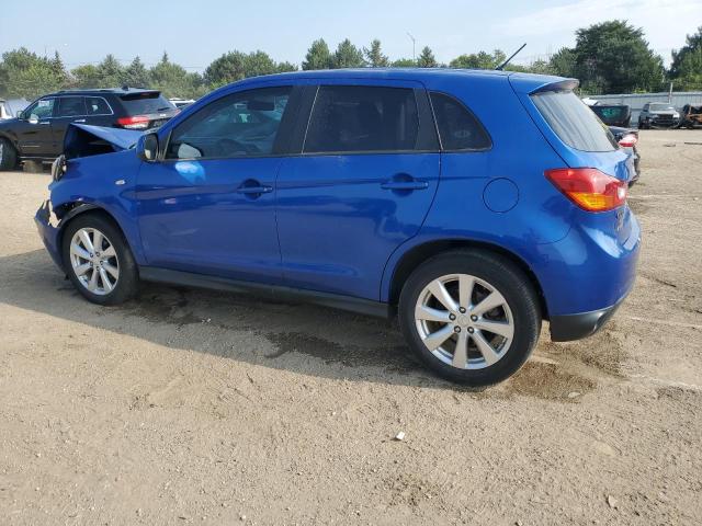 4A4AP3AWXFE024394 - 2015 MITSUBISHI OUTLANDER ES BLUE photo 2