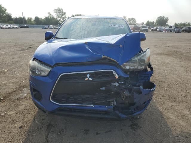 4A4AP3AWXFE024394 - 2015 MITSUBISHI OUTLANDER ES BLUE photo 5