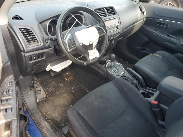 4A4AP3AWXFE024394 - 2015 MITSUBISHI OUTLANDER ES BLUE photo 8
