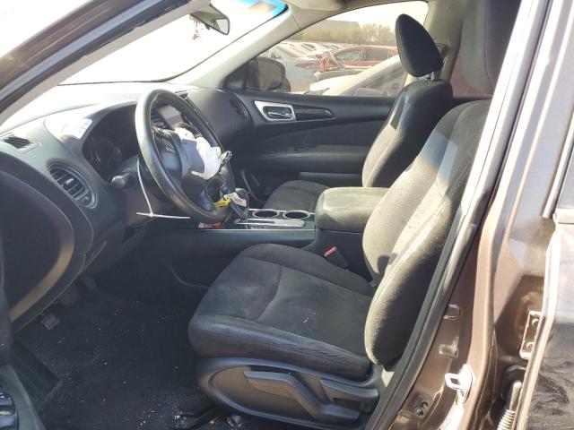 5N1AR2MN8FC723822 - 2015 NISSAN PATHFINDER S BROWN photo 7