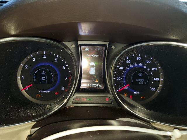 5XYZU3LB2DG101406 - 2013 HYUNDAI SANTA FE S შავი ფოტო 9