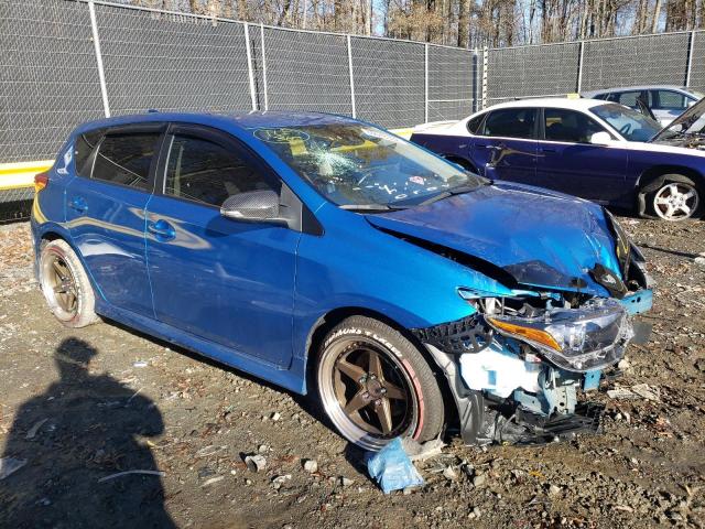 JTNKARJE0JJ559351 - 2018 TOYOTA COROLLA IM BLUE photo 4