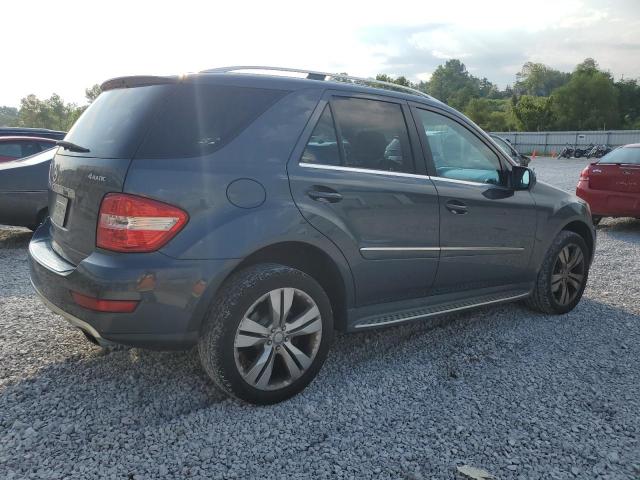 4JGBB8GB2AA607727 - 2010 MERCEDES-BENZ ML 350 4MATIC GRAY photo 3