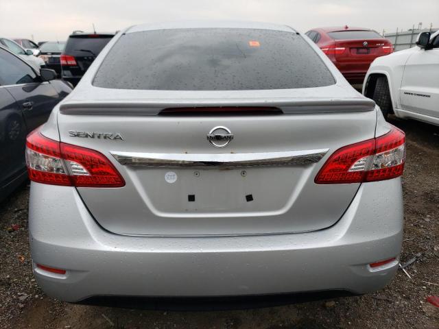 3N1AB7AP7FY377820 - 2015 NISSAN SENTRA S GRAY photo 6