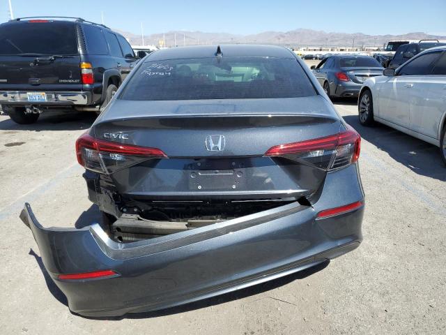 2HGFE2F27NH584322 - 2022 HONDA CIVIC LX GRAY photo 6