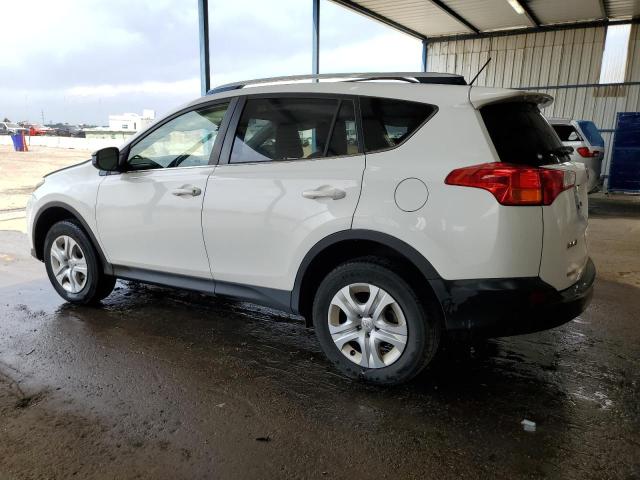 JTMBFREVXFJ013681 - 2015 TOYOTA RAV4 LE WHITE photo 2