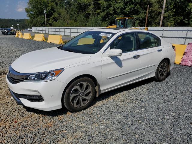 1HGCR2F82GA064302 - 2016 HONDA ACCORD EXL WHITE photo 1