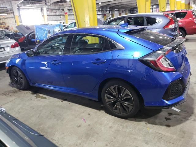 SHHFK7H76HU202884 - 2017 HONDA CIVIC EXL BLUE photo 2