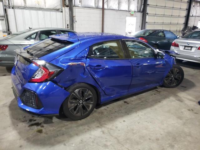 SHHFK7H76HU202884 - 2017 HONDA CIVIC EXL ლურჯი ფოტო 3