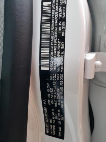 ZASFAKPN5J7B85117 - 2018 ALFA ROMEO STELVIO SPORT Weiß Foto 14