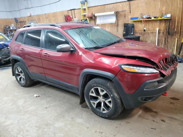 1C4PJMBS1EW254578 - 2014 JEEP CHEROKEE TRAILHAWK Qırmızı foto 4