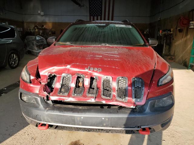 1C4PJMBS1EW254578 - 2014 JEEP CHEROKEE TRAILHAWK Qırmızı foto 5